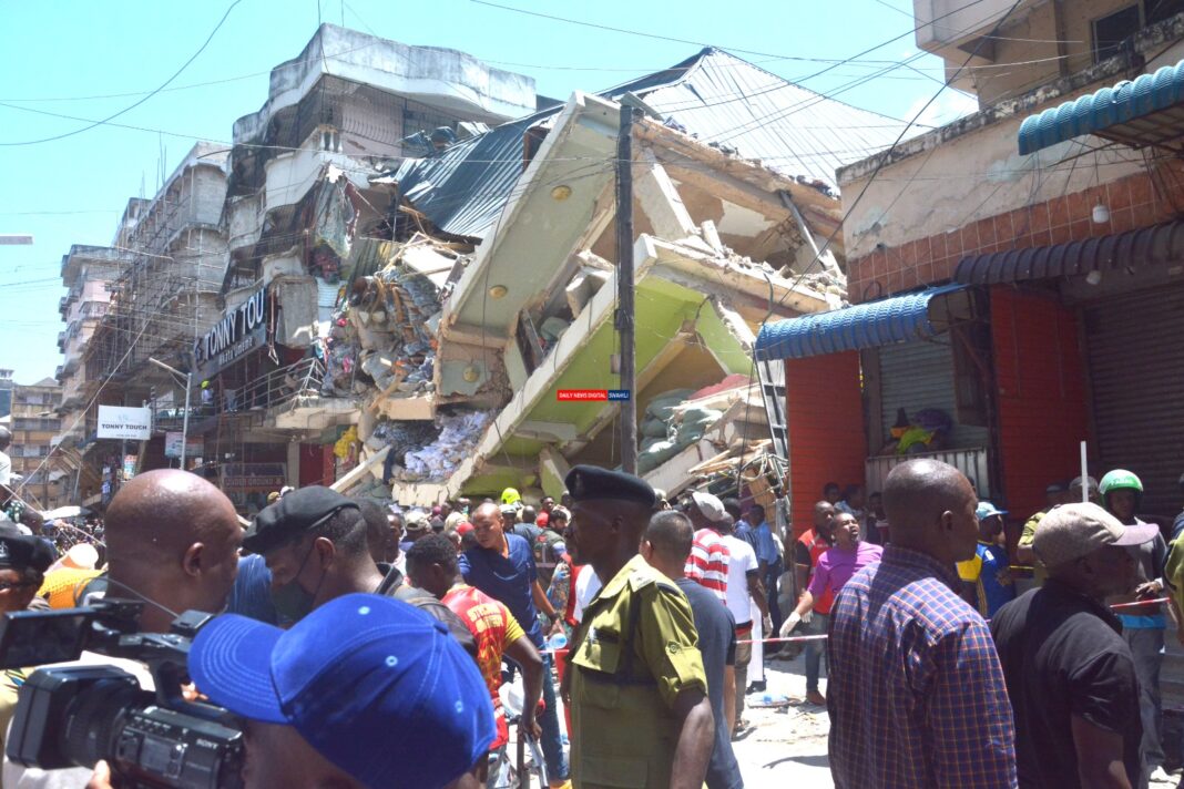 The death toll in the building which collapsed in Dar es Salaam, Tanzania has risen to 13 even as survivors are still trapped