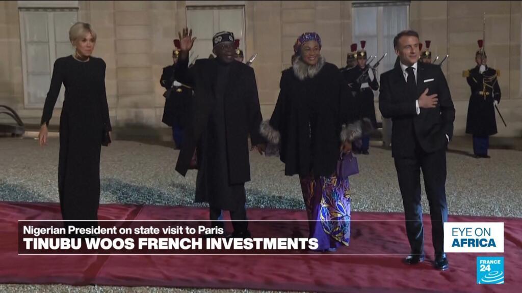 El presidente nigeriano corteja la inversión francesa en una visita de Estado
