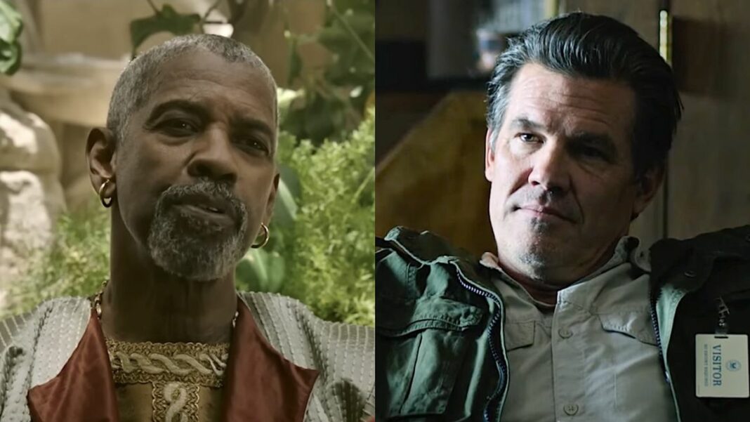 Esa vez Josh Brolin no se dio cuenta de que Denzel Washington tenía pleno carácter y le tocó el hombro. Lo que pasó después fue salvaje
