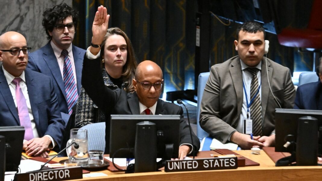 Estados Unidos veta otra resolución del Consejo de Seguridad de la ONU que busca un alto el fuego en Gaza
