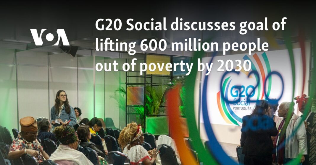 G20 Social debate el objetivo de sacar de la pobreza a 600 millones de personas para 2030
