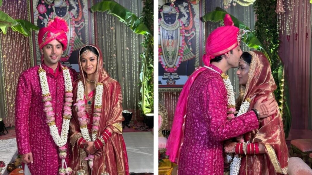 Himansh Kohli comparte un tierno momento con su esposa Vini en las primeras fotos después de la boda en Delhi
