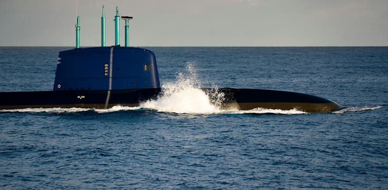 Israel Navy submarine  credit: IDF spekesperson