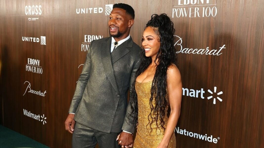 Jonathan Majors no puede contener las lágrimas cuando Megan Good dice 