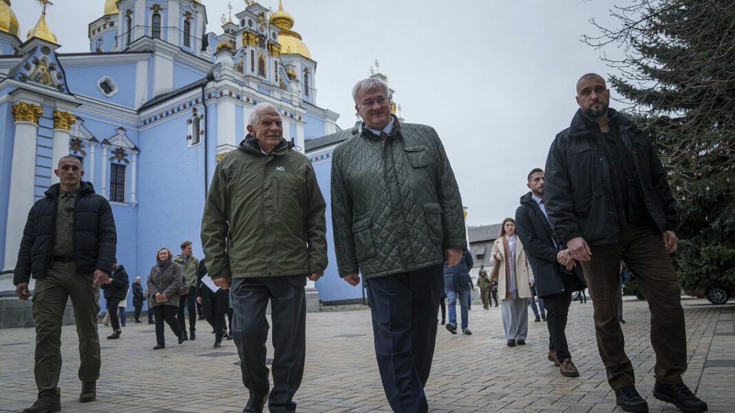 Josep Borrell de la UE visita Kyiv para asegurar a Ucrania el apoyo del bloque
