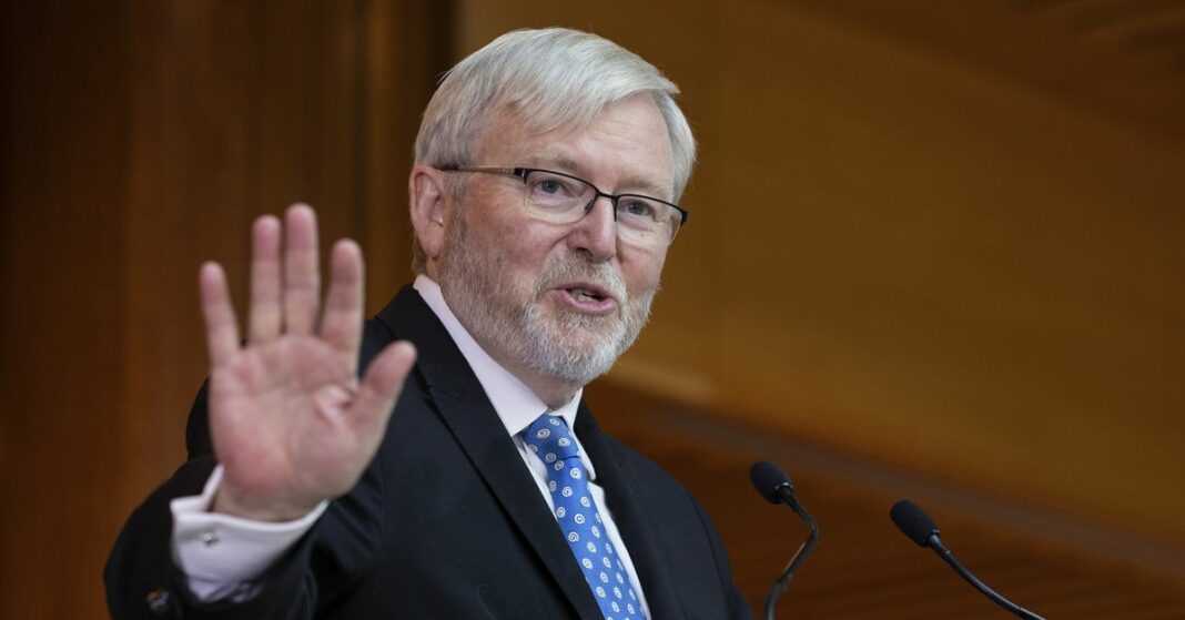 Kevin Rudd seguirá siendo embajador en Estados Unidos, dice el primer ministro
