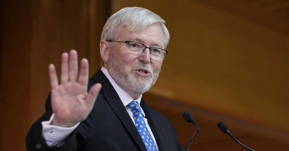 Kevin Rudd seguirá siendo embajador en Estados Unidos, dice el primer ministro
