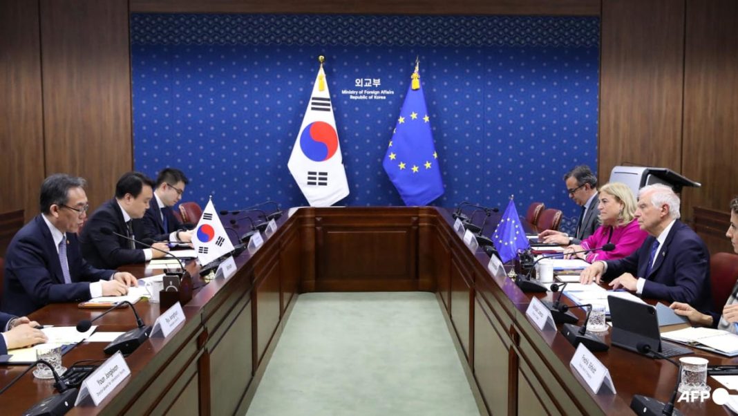 La UE y Corea del Sur instan a la retirada de las tropas norcoreanas de la guerra de Rusia con Ucrania
