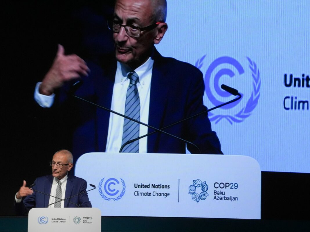 La acción climática continuará a pesar del regreso de Trump, dice el enviado de EE.UU. a la COP29
