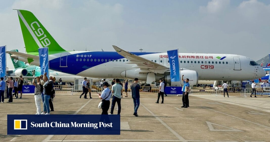 La cartera de pedidos del C919 de China aumenta la urgencia de adquisiciones de piezas extranjeras
