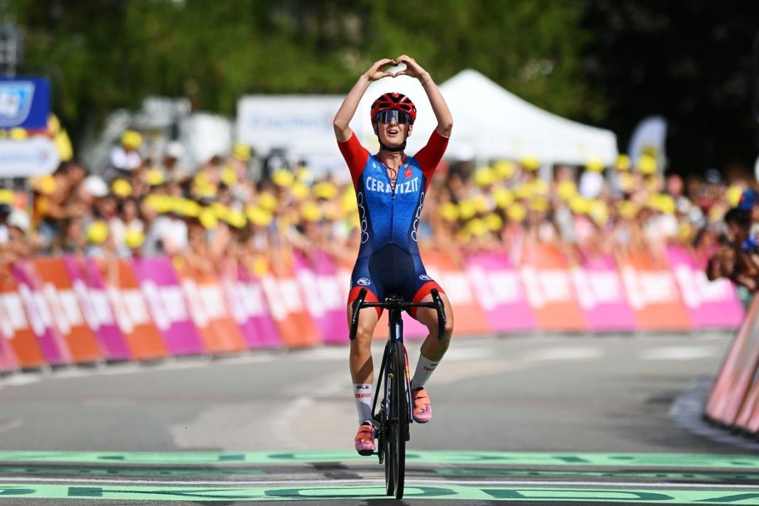 La ciclista destacada del Tour de Francia Femmes, Cédrine Kerbaol, firma con EF-Oatly-Cannondale
