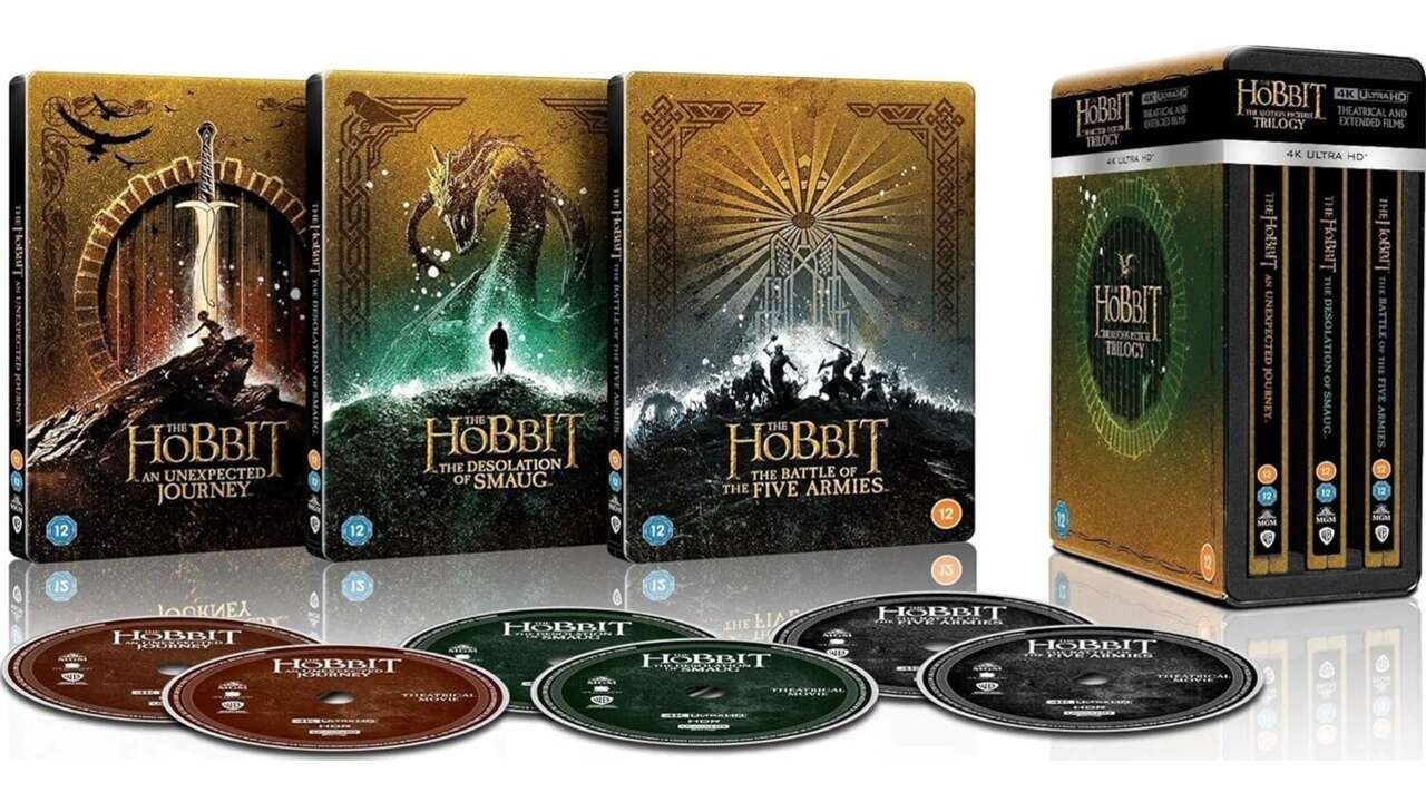 La colección Hobbit Trilogy Steelbook está disponible por $ 150 en Amazon
