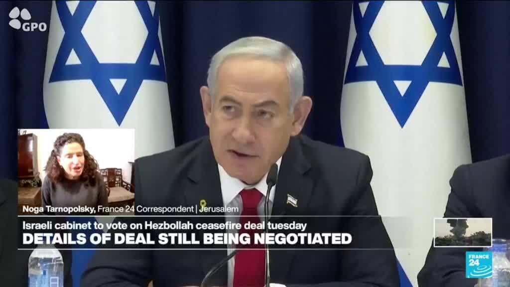 La credibilidad de Netanyahu en su punto más bajo mientras el gabinete de seguridad israelí se dispone a votar sobre el alto el fuego en el Líbano
