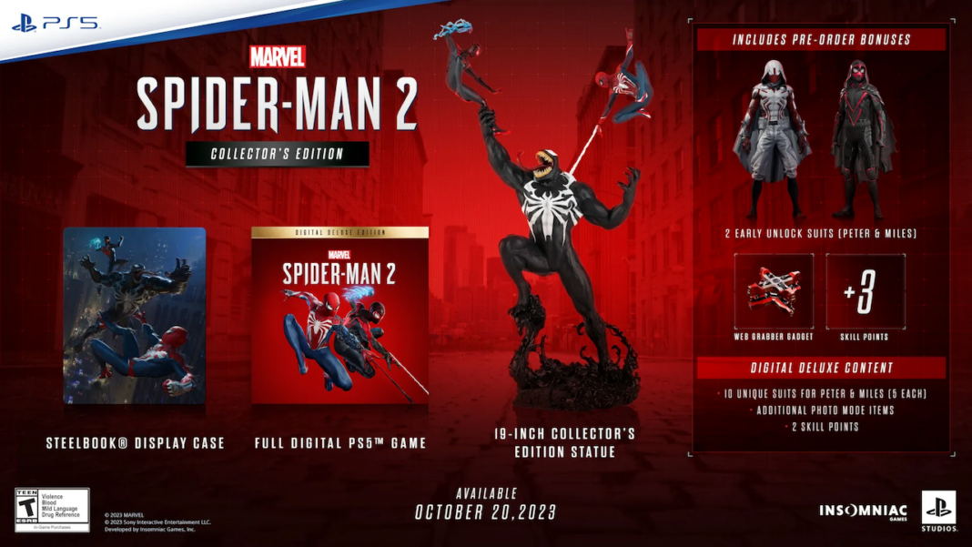 La edición coleccionista de Marvel's Spider-Man 2 obtiene un gran descuento
