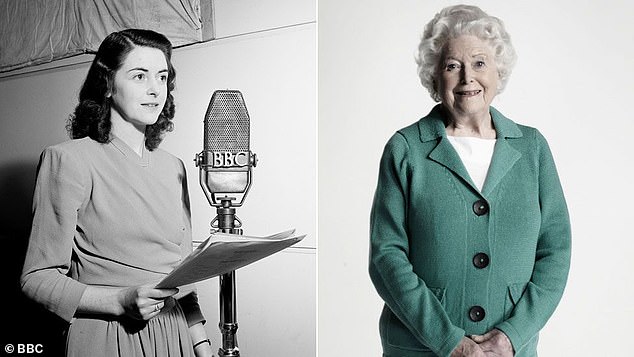 Los últimos episodios de Miss Spencer se transmitieron el 31 de julio. En la foto de la izquierda en 1950 grabando un piloto para The Archers y en la derecha en su foto actual de 2010.