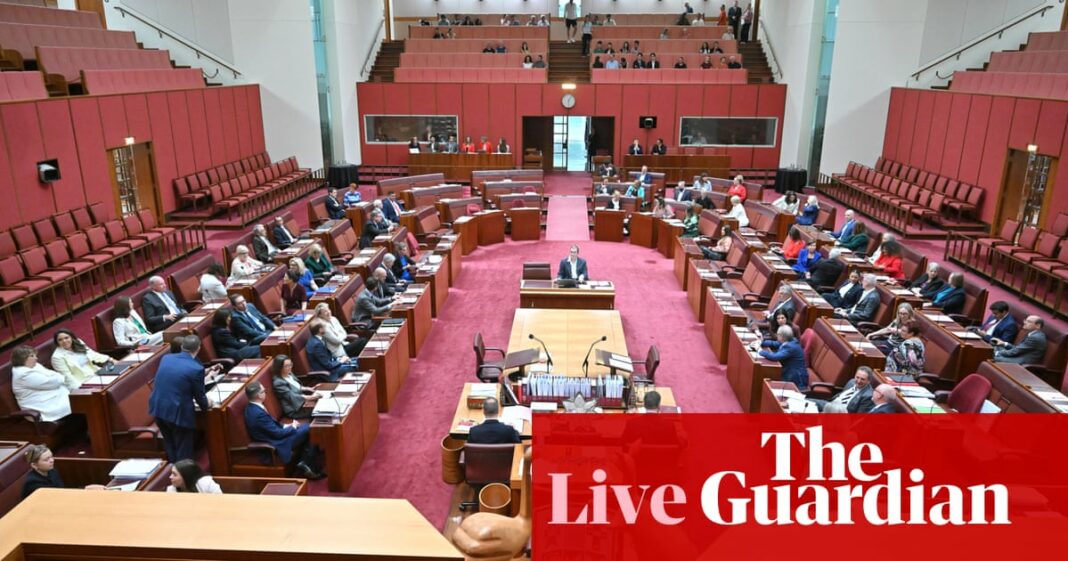 La política de Australia en vivo: los laboristas intentarán impulsar 37 proyectos de ley en el Senado en el último día de sesión de 2024; Se acerca la 'Navidad climática'
