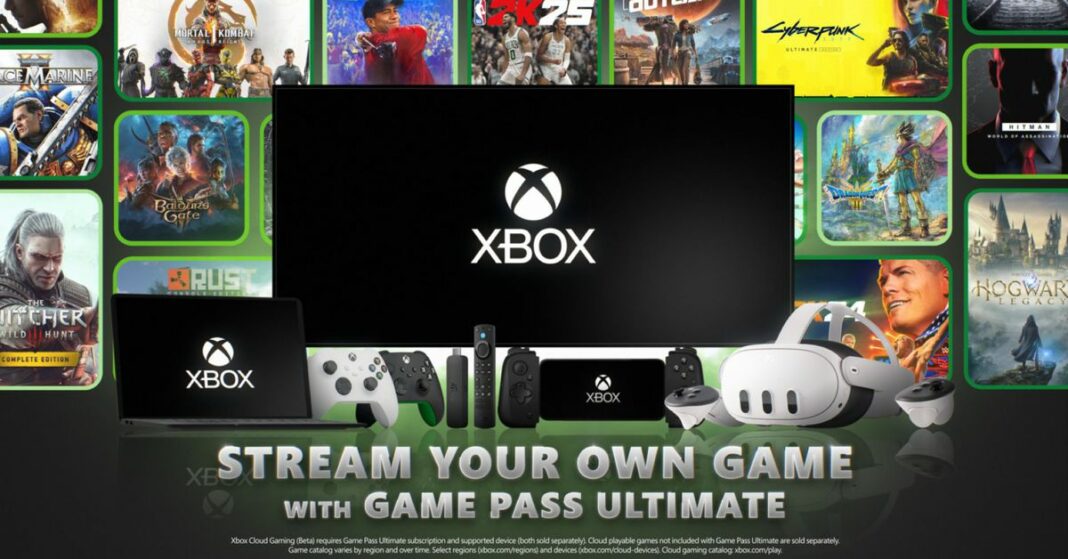 La transmisión en la nube de Xbox se expande más allá de Game Pass a los juegos que posee
