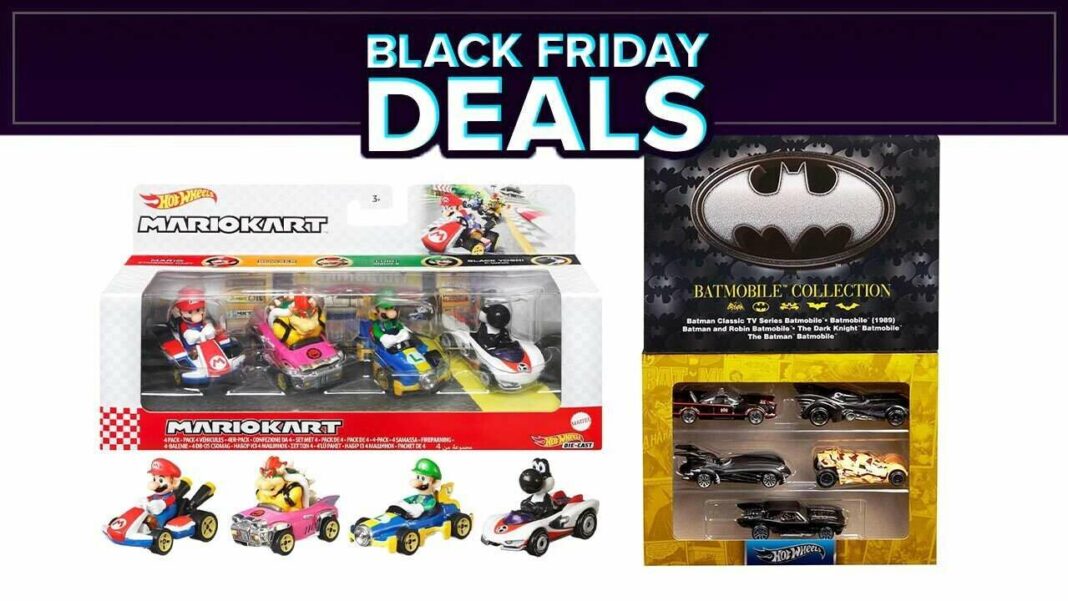 Los autos fundidos a presión Hot Wheels Batmobile y Mario Kart son baratos en la oferta del Black Friday de Amazon
