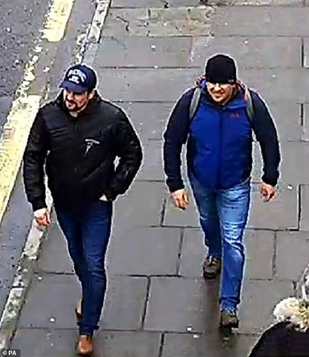 Los dos agentes rusos detrás de los notorios envenenamientos por Novichok en Salisbury están 