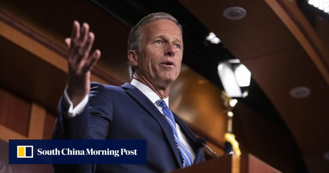 Los republicanos eligen a John Thune como líder del Senado de EE.UU. frente al aliado de Trump, Rick Scott
