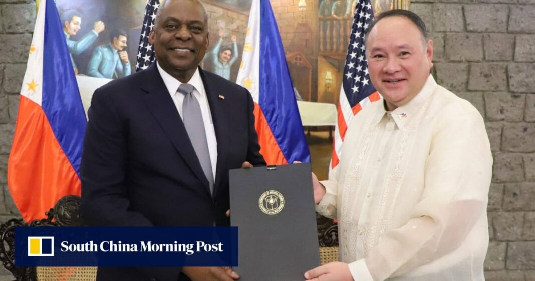 Mar de China Meridional: Filipinas y Estados Unidos firman un pacto para tapar las lagunas de inteligencia marítima
