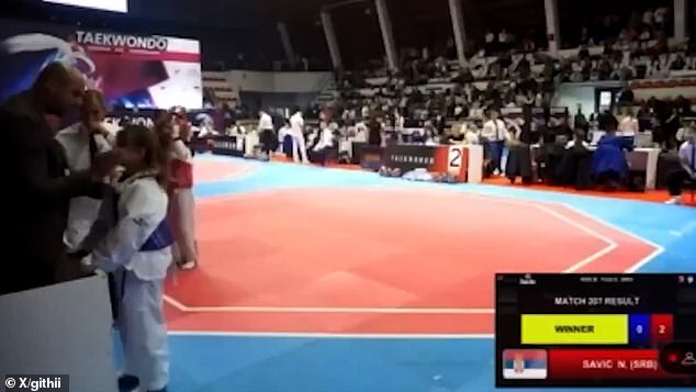 Valina Fetiou representaba a Kosovo en el Campeonato Europeo de Taekwondo Infantil en Tirana cuando ocurrió el incidente, informan los medios locales.