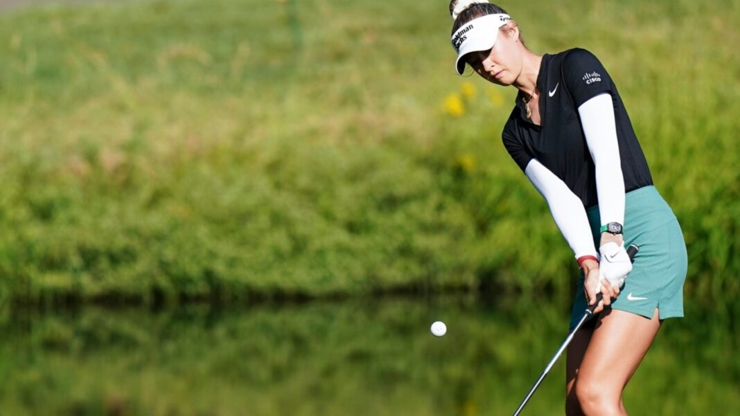 Nelly Korda hace un esfuerzo tardío y gana el séptimo título del año en The Annika
