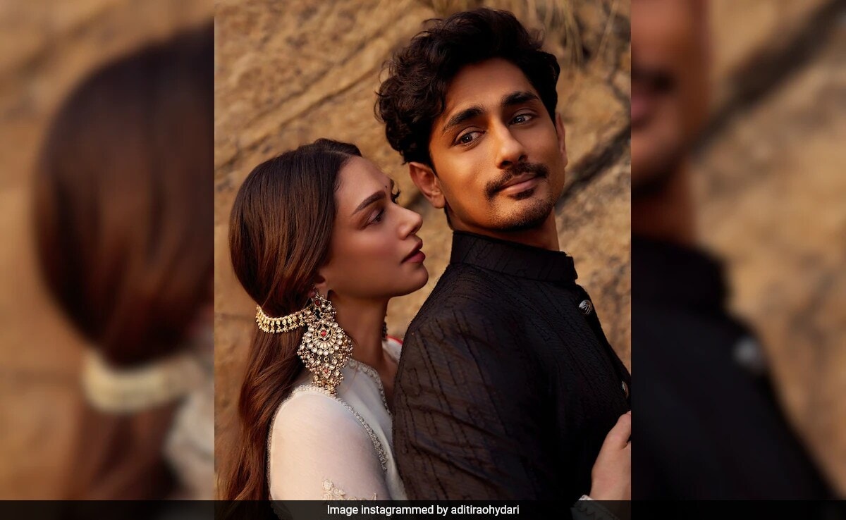 New Day, nuevas imágenes de la boda de Aditi Rao Hydari y Siddharth en Rajasthan
