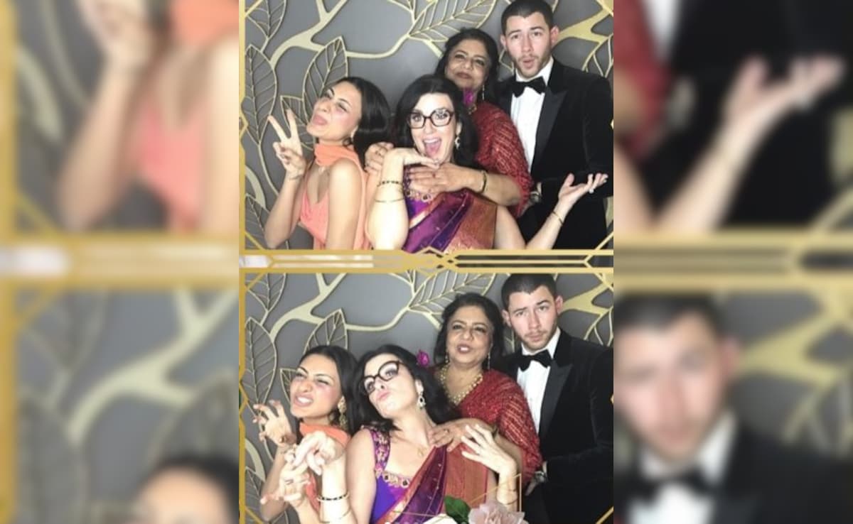 Nick Jonas es el yerno del año ya que asiste solo a la boda de la prima de Priyanka Chopra con su suegra Madhu Chopra
