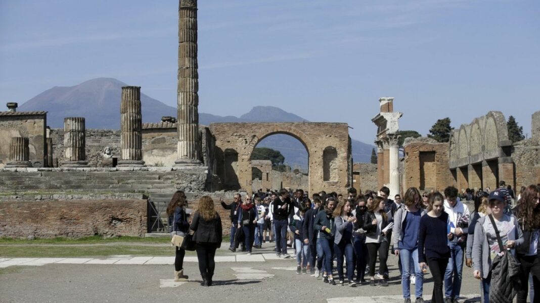 Pompeya inundada prevé un límite de 20.000 turistas al día
