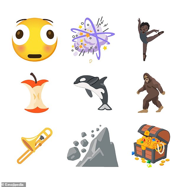 Unicode ha propuesto un total de 164 nuevos emoji, incluidos nueve caracteres nuevos.