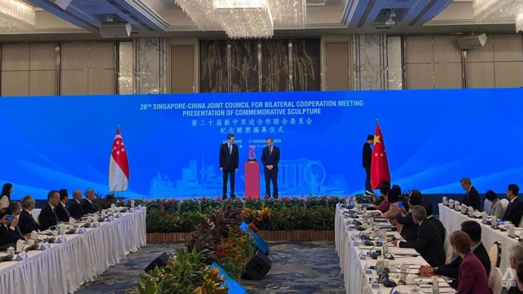 Singapur y China firman 25 acuerdos en una reunión bilateral anual de alto nivel para impulsar la cooperación
