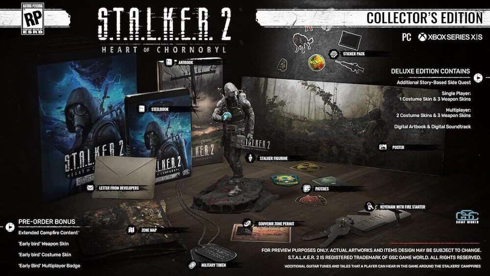 Stalker 2: Heart Of Chernobyl Collector's Edition reabastecido en Amazon antes del lanzamiento del martes
