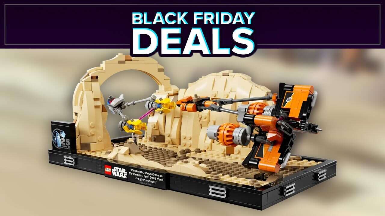 Star Wars: The Phantom Menace Podrace Lego Diorama obtiene un gran descuento el Black Friday en Amazon
