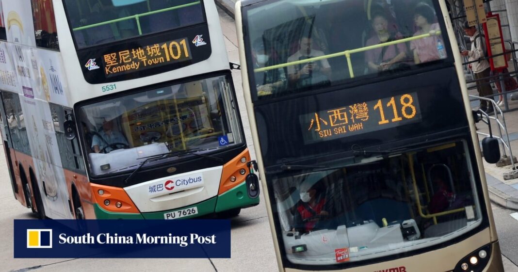 Tres empresas de autobuses franquiciadas de Hong Kong solicitan aumentar las tarifas hasta en un 9,5%
