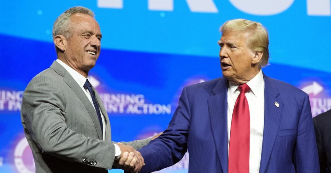 Trump elige a Robert F. Kennedy Jr. como secretario del Departamento de Salud y Servicios Humanos
