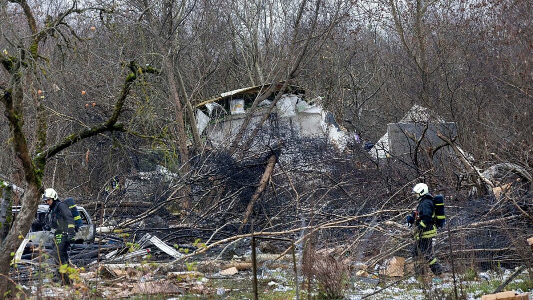 Video. Avión de carga de DHL se estrella contra una casa en Lituania
