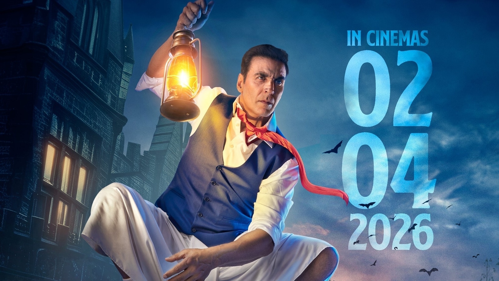 Akshay Kumar comparte un nuevo póster de Bhooth Bangla cuando comienza el rodaje, la película se estrenará en 2026
