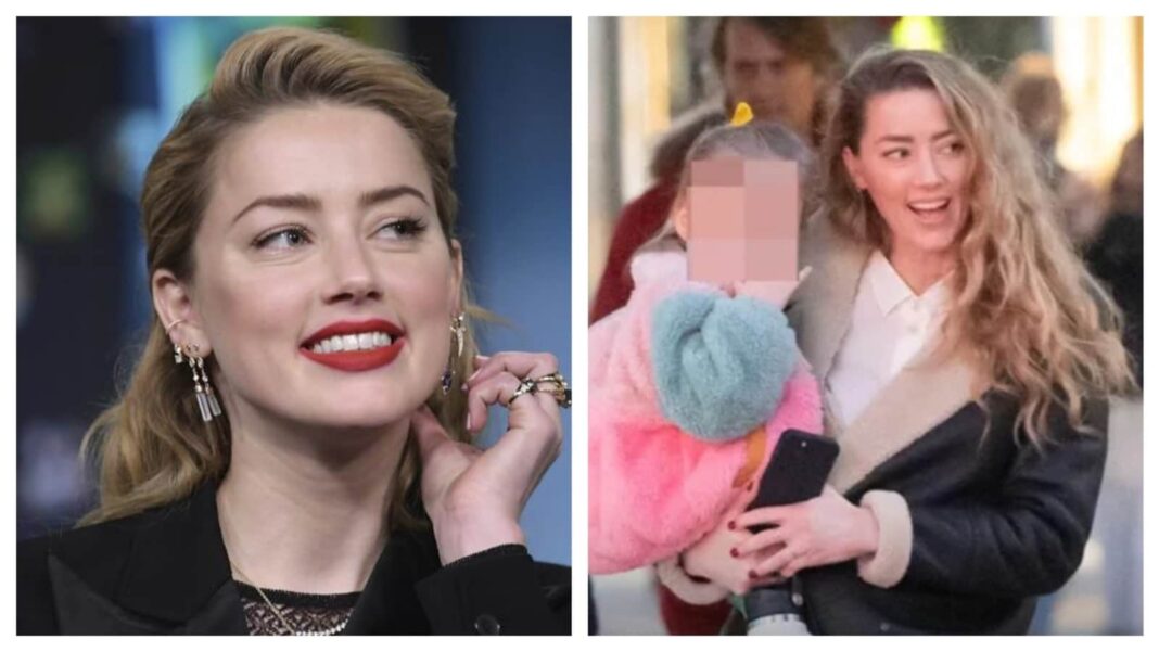 Amber Heard fue vista paseando con su hija Oonagh en Madrid después del anuncio del bebé número 2: Fotos
