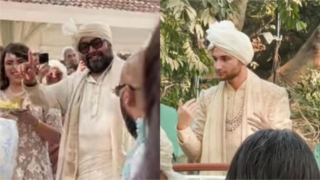 Anurag Kashyap se mueve al ritmo de dhol y da la bienvenida a los baraatis en la boda de su hija Aaliyah Kashyap y Shane Gregoire. Mirar
