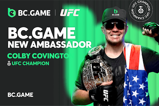 BC.GAME anuncia al campeón de peso welter de UFC Colby Covington como nuevo embajador de la marca - CoinJournal
