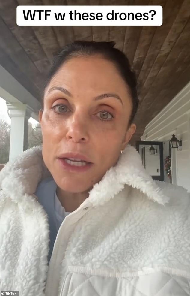 Bethenny Frankel está haciendo sonar la alarma sobre los supuestos drones que se han visto sobrevolando Nueva Jersey y el resto del área de los tres estados, alegando que 