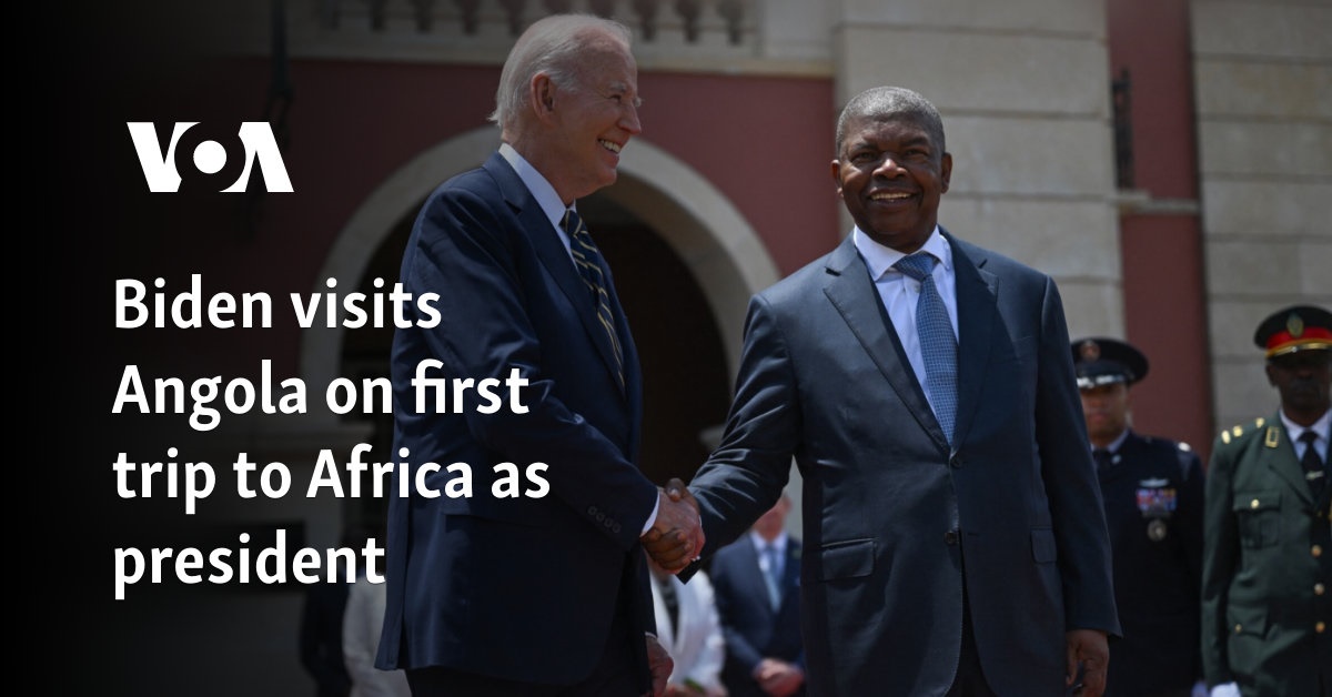 Biden visita Angola en su primer viaje a África como presidente
