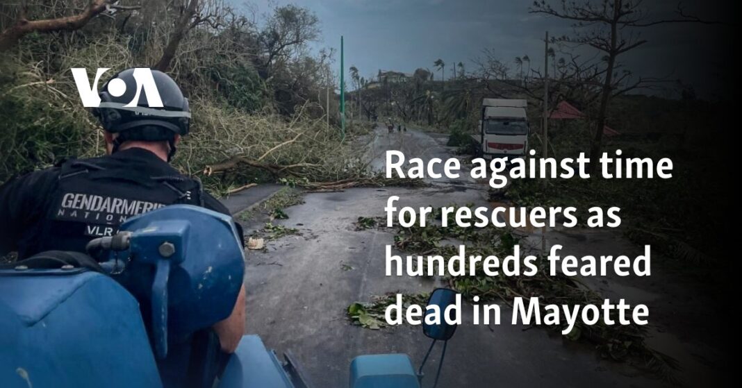 Carrera contra el tiempo para los rescatistas mientras se teme que hayan muerto cientos de personas en Mayotte
