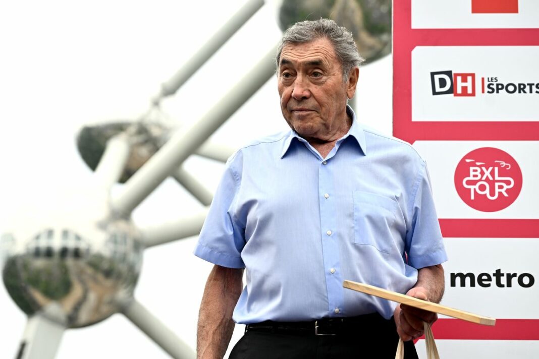 Eddy Merckx hospitalizado tras accidente de bicicleta
