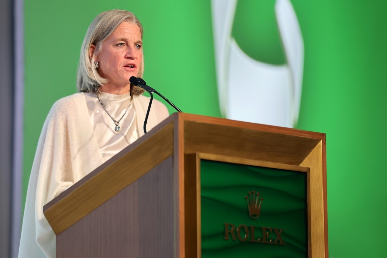 LPGA commisioner Mollie Marcoux Samaan will step down from her role in January, the LPGA Tour announced (Michael Reaves)