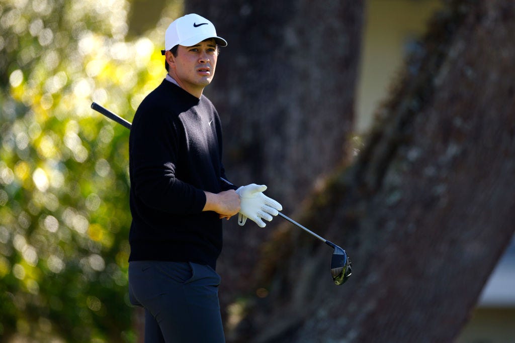 Davis Thompson of St. Simons Island, Ga., won his first PGA Tour this year. His pro-am team leads the 48th Henry Tuten Gator Bowl Pro-Am at the Sea Island Club Dec. 16-17.