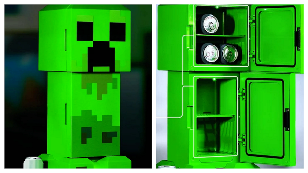 El mini refrigerador Minecraft Creeper está a la venta por solo $ 29 en Walmart
