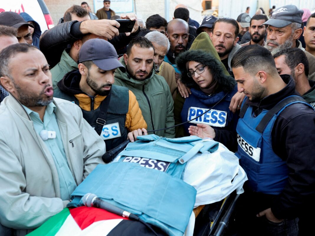 El organismo de control de la libertad de prensa condena el asesinato de periodistas en Gaza por parte de Israel
