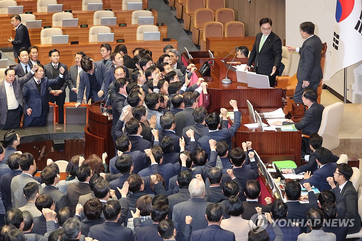 Ruling party cries foul over opposition-led impeachment of acting President Han